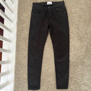 DU/ER DUER Black Skinny Jeans 28” Size 26